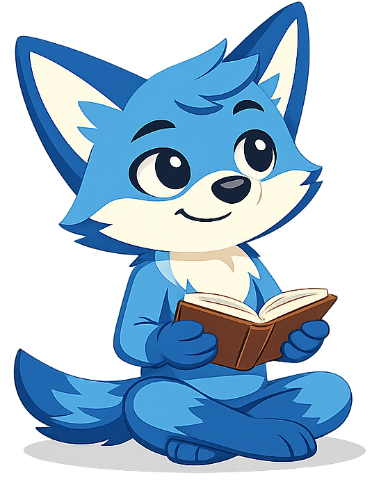 Polybre mascot reading